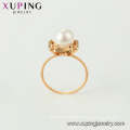 15437 xuping wholesale in China factory fashion latest imitation pearl ring design for women